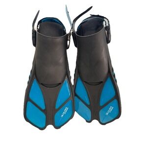 Cressi blulove Open Heel Snorkeling Fins blue size s/m women's 4.5-8.5 used once